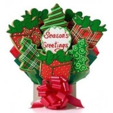 Seasons Greetings Cookie Bouquet