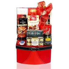Santa's Red Gift Basket