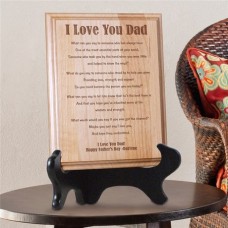 'I Love You Dad' Wooden Photo Frame