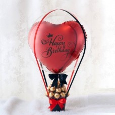 Ferrero Heart Bubble Bouquet