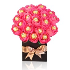 Pink Ferrero Bouquet Box