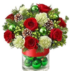 Joyeux Noel Flower Arrangement