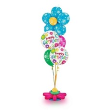 Flower Power Birthday Balloon Stand