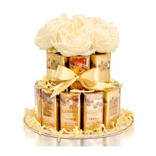 Godiva Pearls Floral Gift Tower