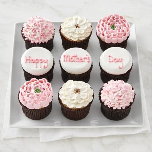Mother's Day Pink Cupcakes