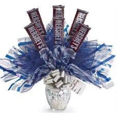 Hershey's Blue Chocolate Bouquet
