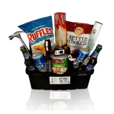 Tool Box with Chips, Snacks & Drinks Gift Hamper