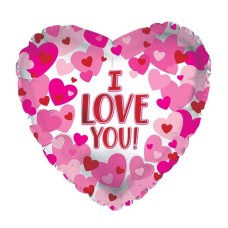 Pink Heart 'I love you' Balloon