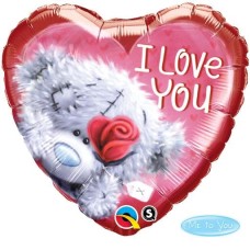 'I love you' Teddy Heart foil Balloon