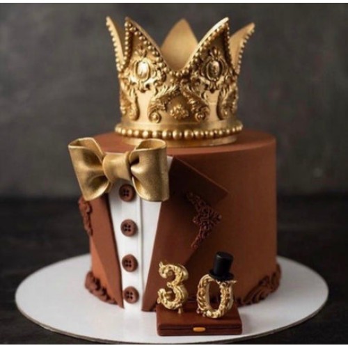 King Tuxedo Cake for Him