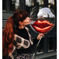 Kiss Lips Bubble Balloon