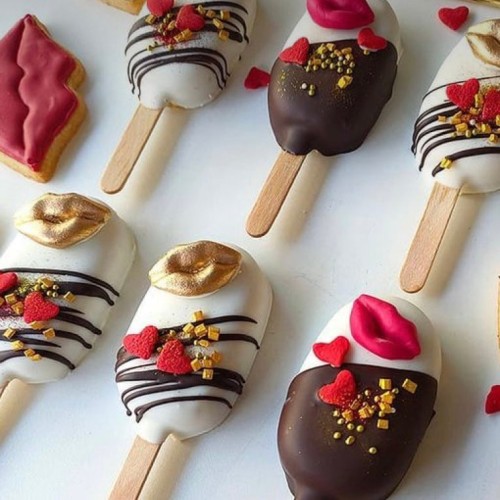 Lips & Hearts Cakesicles