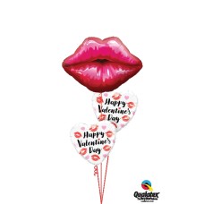 Valentine Kisses Balloon Bouquet