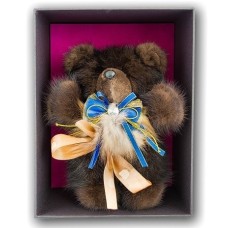 Luxurious Natural Fur Teddy Bear