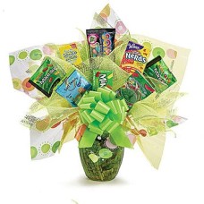 'Just Green' Wonka Candy Bouquet