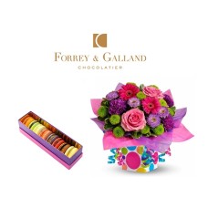 Forrey & Galland Macarons & Flower Box