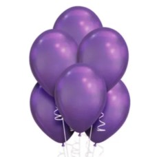 Purple Chrome Latex Balloon