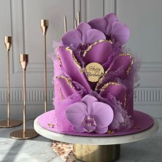 Purple Orchid Cake