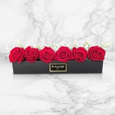 Elegant Red Roses Gift Box
