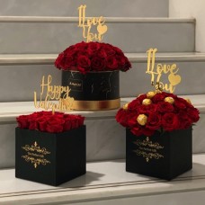 Luxury Red Roses Gift Box (9 Roses)