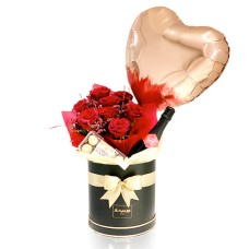 Romantic Chocolate & Roses Gift Box