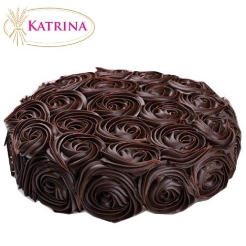 Chocolate Rose Cake - 1 Kg