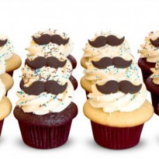 Mustache Cupcakes