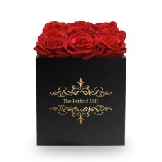 12 Luxury Red Roses Gift Box