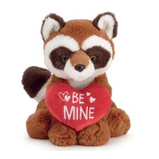 Be Mine Red Panda with Heart Plush