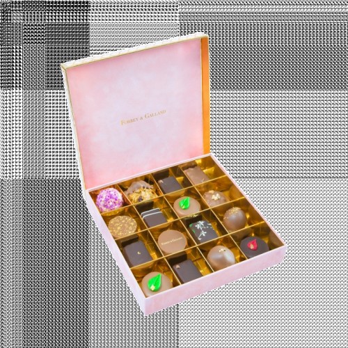 Forrey & Galland Velvet Box 16 pcs - Pink