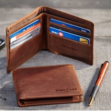 Personalized Leather Wallet With Photo