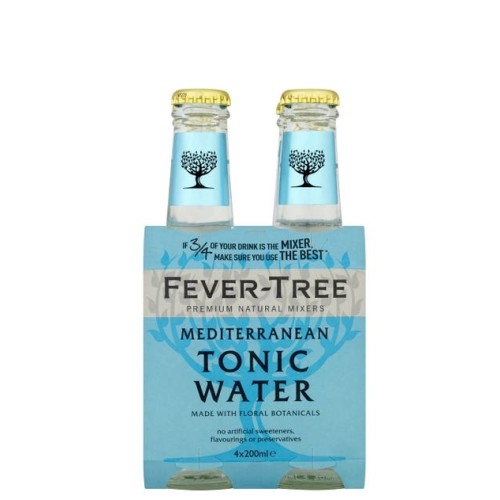 Fever-Tree Premium Mediterranean Tonic Water 4pk