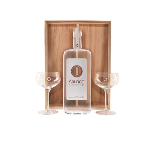 Cardrona The Source Gin & Martini Glass Gift Set