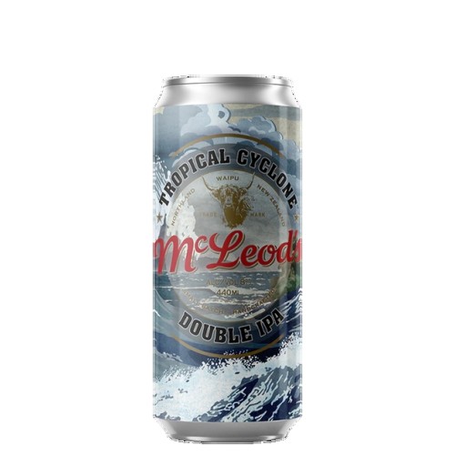 McLeod's Tropical Cyclone Double IPA 440ml can