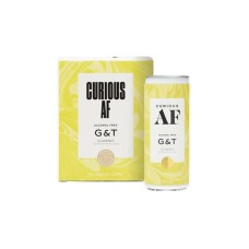 Curious AF Classic G&T 4 x 250ml