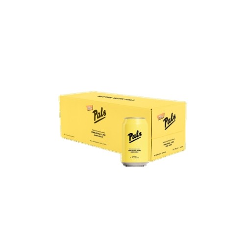 Pals Vodka Pineapple, Lime & Soda 10 Pack 330ml cans