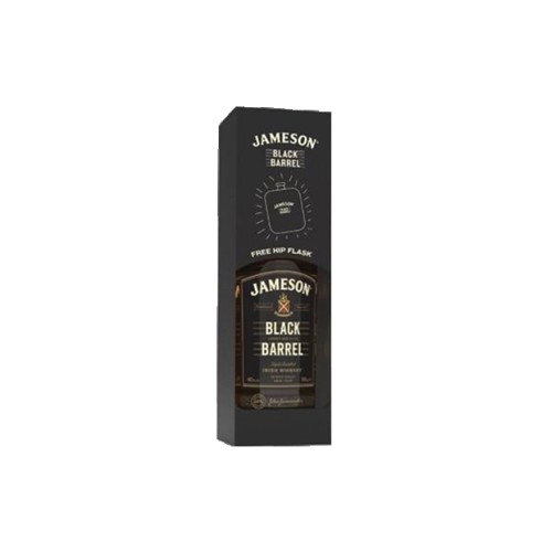 Jameson Black Barrel And Hipflask Pack