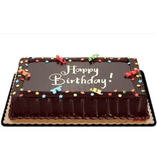 Dedication Chocolate Cake Medium (8x12)