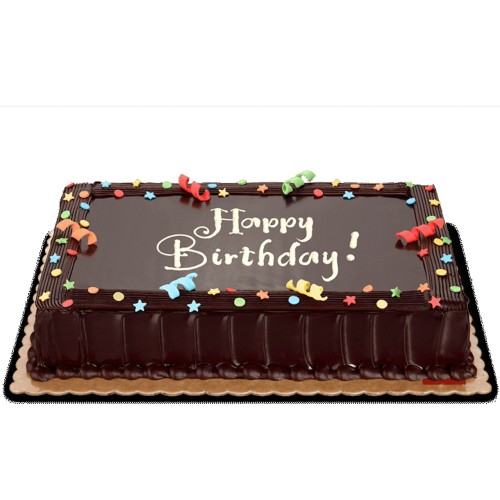 Dedication Chocolate Cake Medium (8x12)