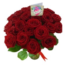 24 Red Ecuadorian Roses