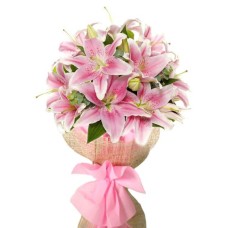 Pretty in Pink Stargazer Bouquet