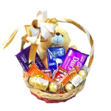 Teddy & Choco Lovers Basket