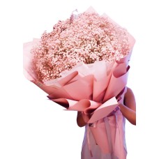 Pink Baby's Breath Million Star Giant Bouquet