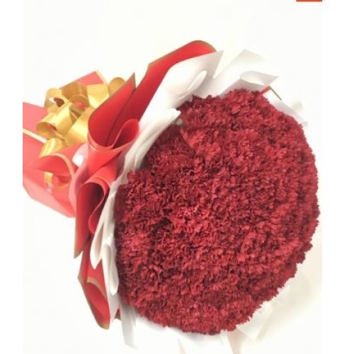 50 Carnations Deluxe Bouquet