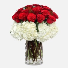 Love at First Sight Hydrangeas Roses Bouquet