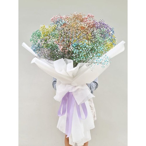Rainbow Baby's Breath Giant Bouquet