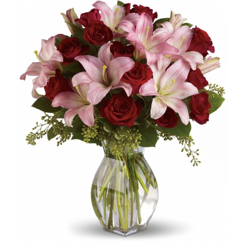 Romantic Roses & Lilies Bouquet