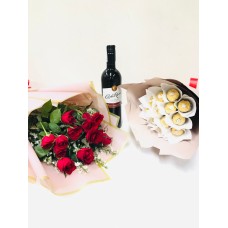 Roses & Chocolates California Wine Package