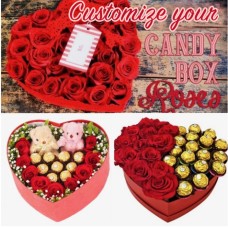 Custom Valentine's Roses Box