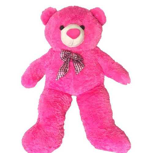 Life Size 4'6 ft. Giant Pink Teddy Bear